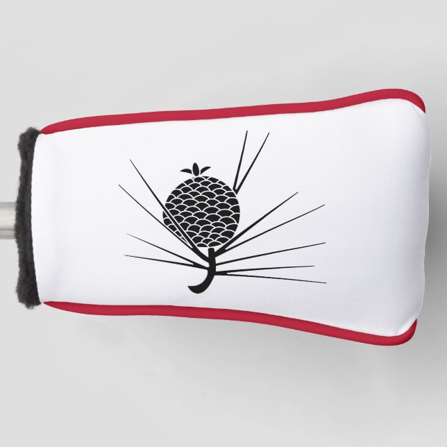 Funda Para Palo De Golf Cono de pino con agujas (Anverso)