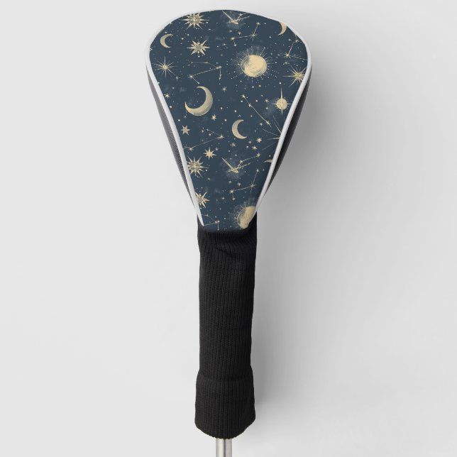 Funda Para Palo De Golf Constelación celeste - Noche estrellada (2) (Anverso)