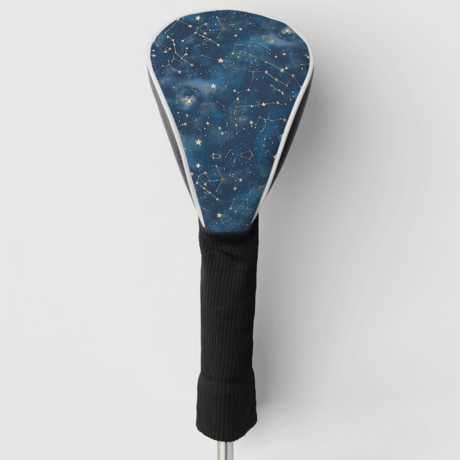 Funda Para Palo De Golf Constelación celeste - Noche estrellada (6) (Anverso)