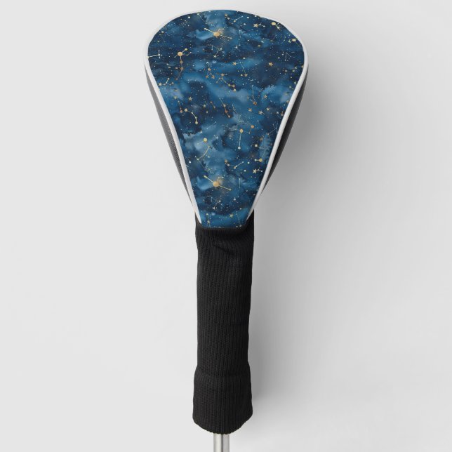 Funda Para Palo De Golf Constelación celeste - Noche estrellada (7) (Anverso)