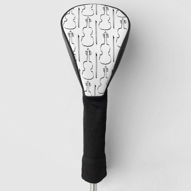 Funda Para Palo De Golf Contorno de violín (Anverso)