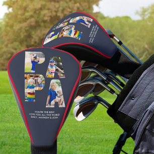 Funda Para Palo De Golf Controlador de recorte de carta de Collage de foto