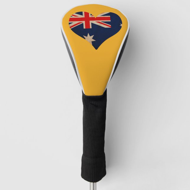 Funda Para Palo De Golf Corazón de Australia (Anverso)