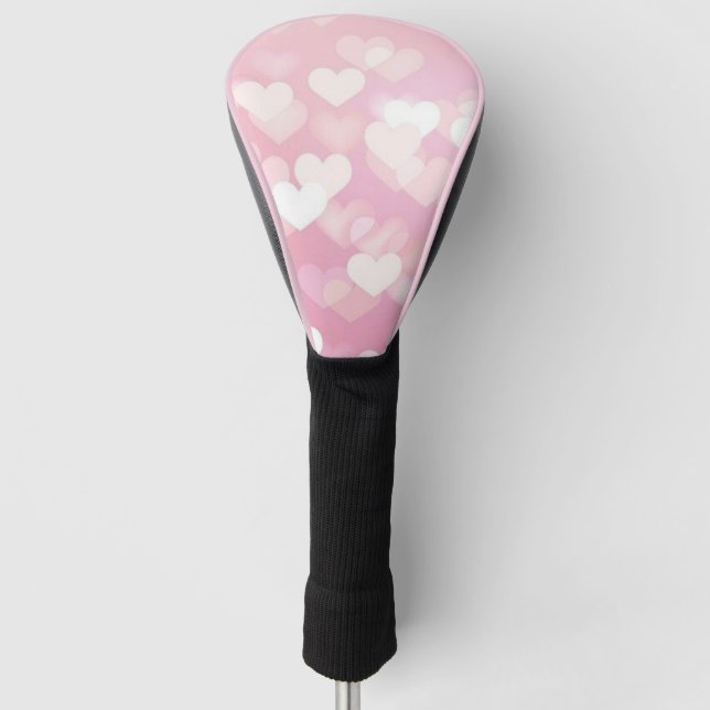 Funda Para Palo De Golf Corazones (Anverso)