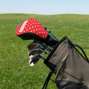 Funda Para Palo De Golf Corazones Feliz Día de San Valentín Patrón de Amor