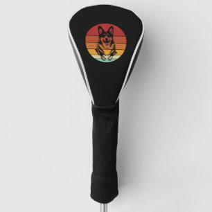 Funda Para Palo De Golf Corgi galés retro