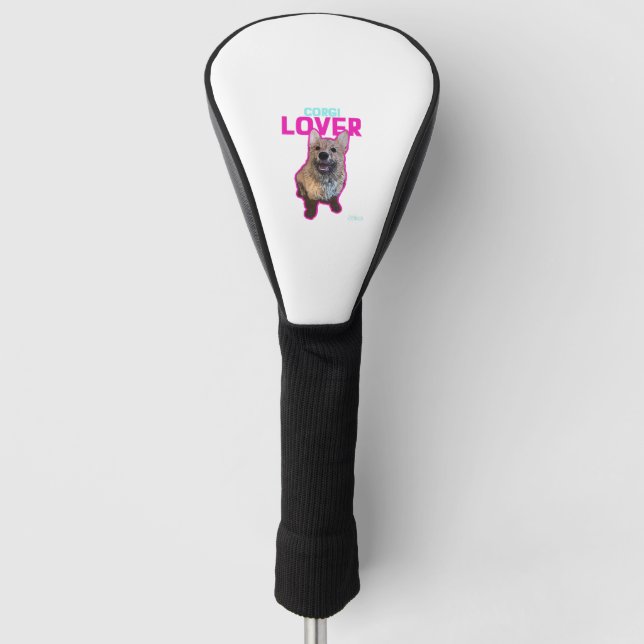 Funda Para Palo De Golf Corgi Lover (Anverso)