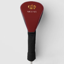 Corona Personalizada Elegante Rojo Dorado