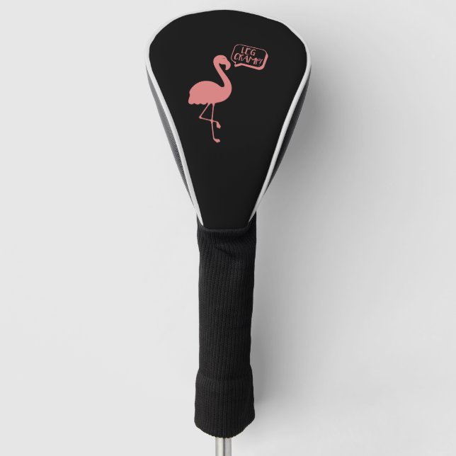Funda Para Palo De Golf Correa de la pierna de Flamingo (Anverso)
