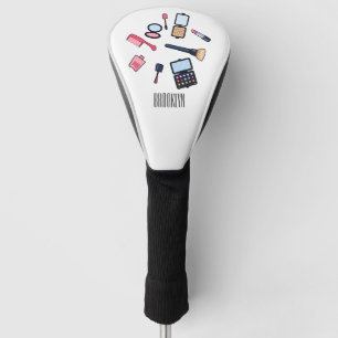 Funda Para Palo De Golf Cosmetics / make-up cartoon illustration