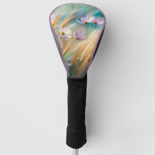 Funda Para Palo De Golf Cosmos y gramíneas pasteles, susurros de la natura