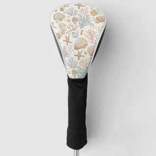 Funda Para Palo De Golf Costa Rústica - Aguas marinas, pez estrella, arrec
