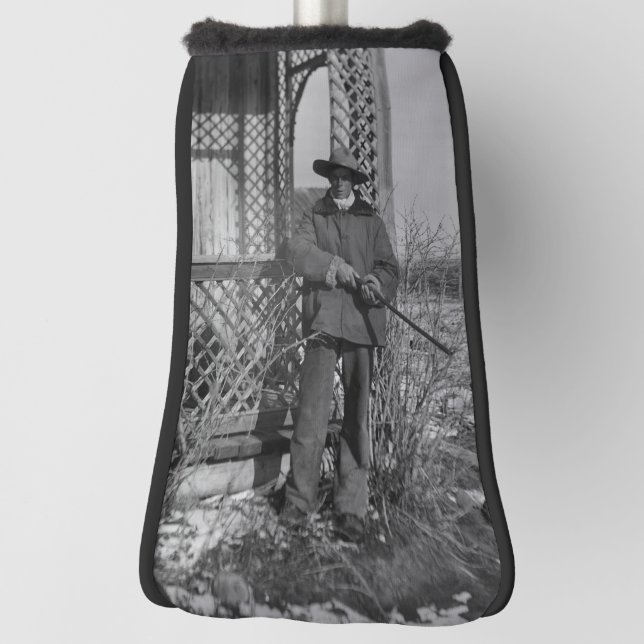 Funda Para Palo De Golf Cowboy Rancher o canadiense fuera del viejo oeste (Girar 90)