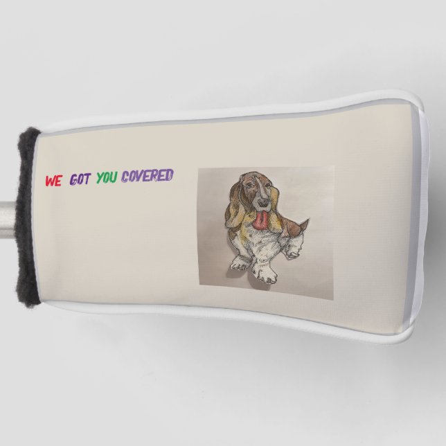 Funda Para Palo De Golf Crayones de Bassie (Anverso)