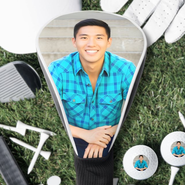 Funda Para Palo De Golf Crea tu Propia Foto (Create your Own Photo Golf Head Cover)