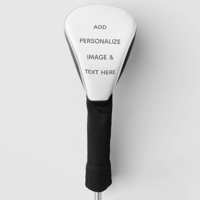 Funda Para Palo De Golf Crea tu propio blanco  (Anverso)