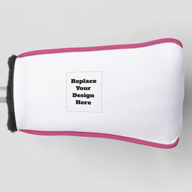 Funda Para Palo De Golf Crea tu propio blanco  (Anverso)