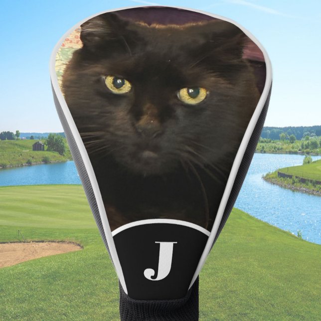Funda Para Palo De Golf Create Your Own Cat photo template custom black (Subido por el creador)