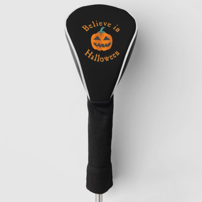 Funda Para Palo De Golf Creer en Halloween (Anverso)