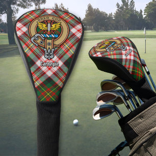 Funda Para Palo De Golf Crest Clan Carnegie sobre Tartán de Vestir
