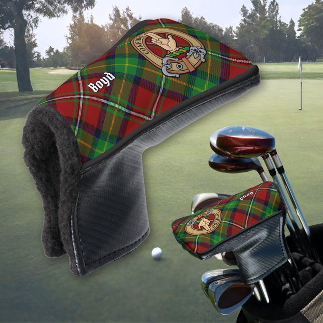 Funda Para Palo De Golf Crest de Clan Boyd sobre tartán (Subido por el creador)