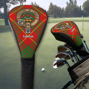 Funda Para Palo De Golf Crest de Clan Cameron sobre Tartán