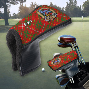Funda Para Palo De Golf Crestá de Clan Bruce sobre Tartán