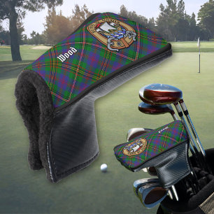 Funda Para Palo De Golf Crestón de la familia Wood sobre tartán