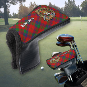 Funda Para Palo De Golf Crestón del Clan Robertson sobre Tartán