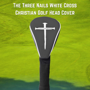 Funda Para Palo De Golf Cristiano de la Cruz Blanca de las Tres Uñas