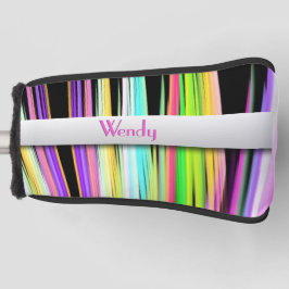 Funda Para Palo De Golf Crítica colorida del arte pop