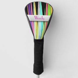 Funda Para Palo De Golf Crítica colorida del arte pop
