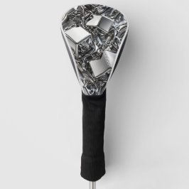Funda Para Palo De Golf Cromo Líquido - Metal Plateado Espejo