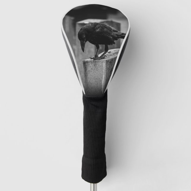 Funda Para Palo De Golf Crow en el cementerio caído (Anverso)