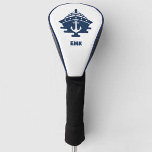 Funda Para Palo De Golf Crucero de Playa Personalizado Ancla Náutica Monog