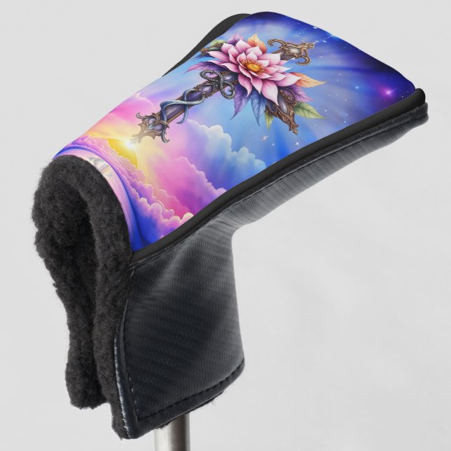 Funda Para Palo De Golf Cruz de Loto Celestial (Anverso 3/4)