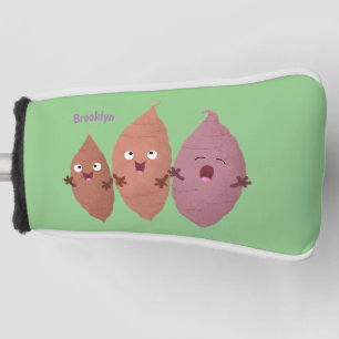 Funda Para Palo De Golf Cuadros cantando batatas personalizado verduras