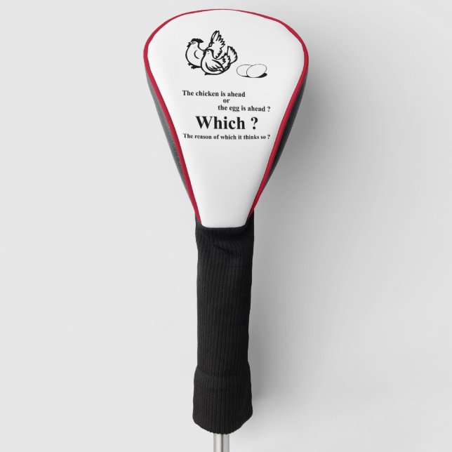 Funda Para Palo De Golf ¿Cuál fue primero? (Anverso)