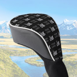 Funda Para Palo De Golf Cualquier patrón de repetición de dos logotipos o