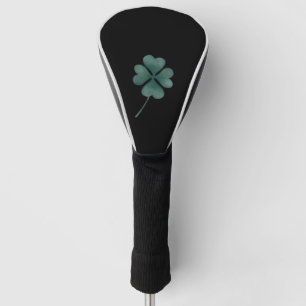 Funda Para Palo De Golf Cuatro Letras Verde Atrapado En Color Negro