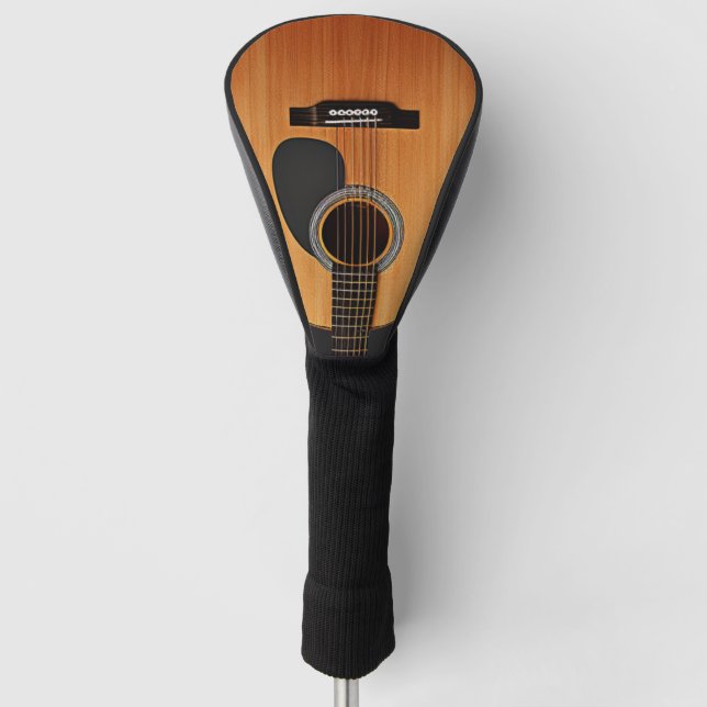 Funda Para Palo De Golf Cubierta Acústica de la cabeza de golf de guitarra (Anverso)