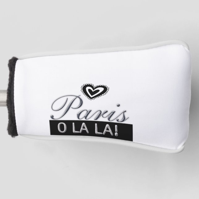 Funda Para Palo De Golf Cubierta blanca de la cabeza de golf París Francia (Anverso)