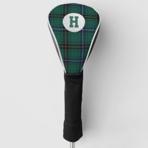 Funda Para Palo De Golf Cubierta con monograma del conductor de la tela