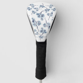 Funda Para Palo De Golf Cubierta de cabeza de golf azul floral
