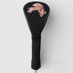 Funda Para Palo De Golf Cubierta de cabeza de golf Betta Fish