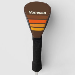 Funda Para Palo De Golf Cubierta de cabeza de golf con franjas horizontale