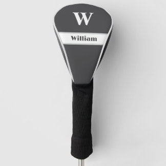 Funda Para Palo De Golf Cubierta de cabeza de golf con monograma personali