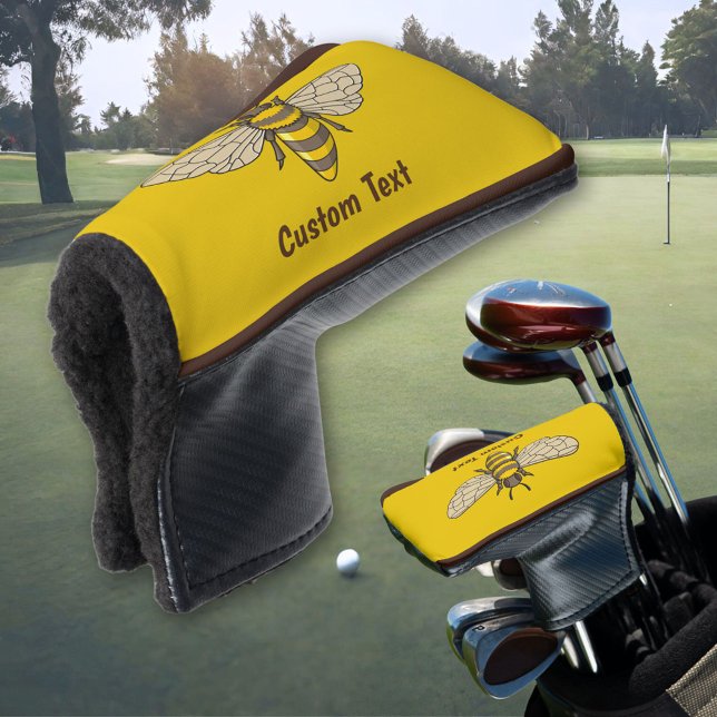 Funda Para Palo De Golf Cubierta de cabeza de golf de abeja (Subido por el creador)