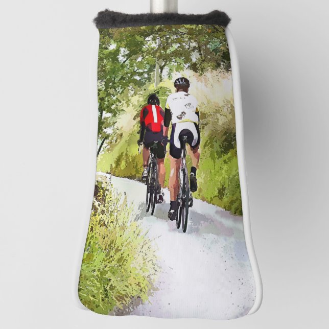 FUNDA PARA PALO DE GOLF CUBIERTA DE CABEZA DE GOLF DE CICLISMO (Girar 90)