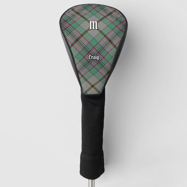Funda Para Palo De Golf Cubierta de cabeza de golf de Clan Craig (Anverso)